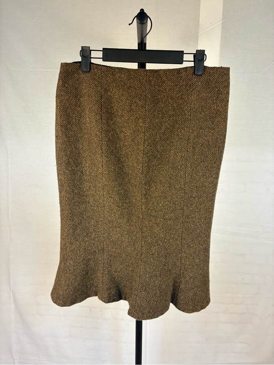 Ralph Lauren Dresses & Skirts - Vintage Ralph Lauren Wool Tweed Trumpet Pencil Skirt 6